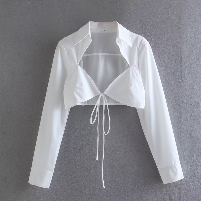 Color-White-Women Clothing Summer Small Top Shirt-Fancey Boutique