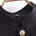 Color-Fall Women Clothing with Belt Button Decoration Slim Fit Figure Flattering Blazer-Fancey Boutique