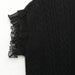 Color-Autumn Women Clothing Black Laminated Decoration Eight Strand Knitted Vest-Fancey Boutique