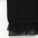 Color-Autumn Women Clothing Black Laminated Decoration Eight Strand Knitted Vest-Fancey Boutique