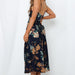 Color-Women Summer Vacation Floral Cami Maxi A Line Dress-Fancey Boutique