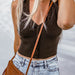 Color-Women Slim Knit Vest Casual Navel Vest-Fancey Boutique