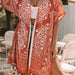 Color-Brown Anja Tassel Kimono-Fancey Boutique