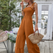 Color-Women Summer Ruffled Tether Wide Legs Jumpsuits-Fancey Boutique