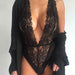Color-See-through Three-Point One-Piece Sexy Lingerie Set Temptation See-through Sexy Sleepwear-Fancey Boutique