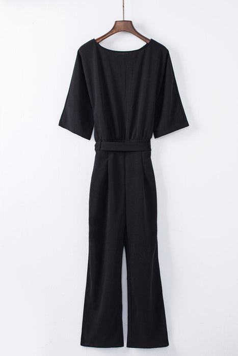 Color-Black-Black Date Night Jumpsuit-Fancey Boutique