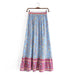 Color-Bohemian Rayon Positioning Women Printed Wear Skirt-Fancey Boutique