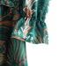 Color-Women Spring Satin Printed Skirt Two Piece Set Tie Ruffle-Fancey Boutique