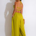 Color-Women Clothing Spring Summer Solid Color Sexy Loose Backless Jumpsuit-Fancey Boutique