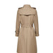 Color-Element Autumn Winter Khaki Mid Length Trench Coat Slim Fit Slimming Elegant Trench Coat Women-Fancey Boutique