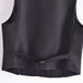 Color-Spring Wind Black Short Vest V neck Double Breasted Vest-Fancey Boutique