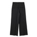 Color-High Waist Stitching Deep Pleated Wide Leg Straight Work Pant Modified Leg Shaped Office Casual Pants Trousers-Fancey Boutique