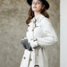 Color-Element Trench Coat Women Long Commuting Elegant All Matching British Spring Autumn Coat Women-Fancey Boutique