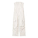 Color-White-Women Multi Pocket Cargo Pants Brand Loose Street Straight Drag Casual Jumpsuits-Fancey Boutique