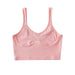 Color-Pink-Summer Women Sexy Casual Sports Stretch Sexy Camisole Sexy Chest Paste Vest-Fancey Boutique