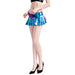 Color-Sexy Double Layer Miniskirt Faux Leather Low Waist Skirt Sexy Dress Performance Wear-Fancey Boutique