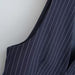 Color-British Elegant Classic Striped Slim Fit Vest Sleeveless Top Spring Arrival Office Coat-Fancey Boutique