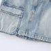 Color-Women Clothing French Pocket Decoration Sexy Overalls Denim Skirt-Fancey Boutique