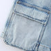 Color-Women Clothing French Pocket Decoration Sexy Overalls Denim Skirt-Fancey Boutique