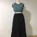 Color-Black-Spring Summer Solid Color Pleated Stitching Elastic High Waist Sheath Skirt-Fancey Boutique