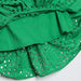 Color-Women Clothing Embroidered Laminated Decoration Green Skirt-Fancey Boutique