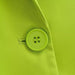 Color-Spring Autumn Women Commuting Wear Fluorescent Green Pocket One Button Blazers-Fancey Boutique