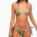 Color-Swimsuit Snake Pattern Printed Sexy Halter Bikini Metal Accessories Swimwear-Fancey Boutique