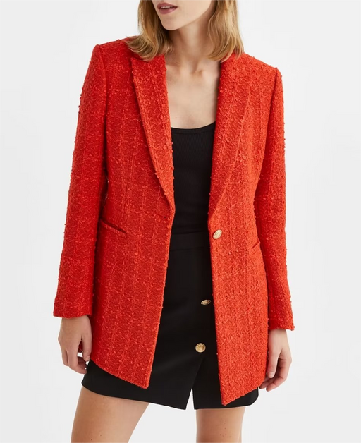 Color-Early Autumn Single Breasted Solid Color Casual Blazer-Fancey Boutique