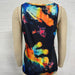 Color-Women's Clothing Summer Random Printing Painted V neck Open Vest Top Women-Fancey Boutique