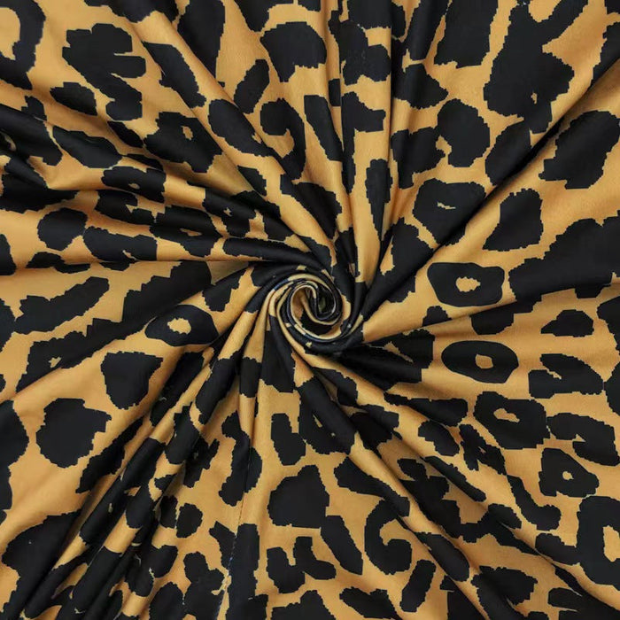 Color-Jumpsuit Summer Leopard Print Strap Casual Jumpsuit Women-Fancey Boutique