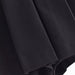 Color-Summer Wind Women Black Casual Wide Pleated Pantskirt-Fancey Boutique