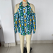 Color-Women Spring Printed Shirt Long Sleeve Top-Fancey Boutique