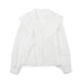 Color-White-Summer Women White Ruffled Laminated Decoration Shirt Top-Fancey Boutique