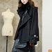 Color-Element Trench Coat for Women Spring Autumn Korean Profile Loose Cargo Small Coat-Fancey Boutique