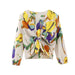 Color-Multi-Summer Wind Women Tropical Printed Bow Tie Top-Fancey Boutique