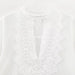 Color-Spring Long Loose Casual Chest Embossed Lace Decorative Shirt-Fancey Boutique