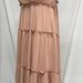 Color-Summer Natural Women Dress Hemp Cotton Tied V neck Loose Gathers Drape Dress-Fancey Boutique