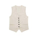 Color-Women Linen Blended Vest Casual Shorts Suit-Fancey Boutique