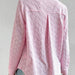 Color-Early Autumn Women Wear Long Sleeve Collared Shirt Heart Shaped Jacquard Cardigan Casual Top-Fancey Boutique