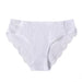 Color-Super White-Striped Cotton Lace Panties Briefs Women Underwear Women Underwear-Fancey Boutique