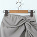 Color-High Waist Slimming Knot Split A line Sheath Skirt-Fancey Boutique