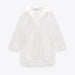 Color-White-Summer Arrival Embroidered Solid Color Shirt Comfort Casual Women Korean Lazy Loose Top-Fancey Boutique