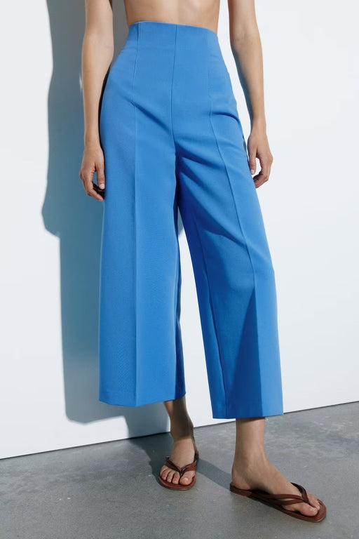 Color-Summer Women Clothing Street Casual High Waist Wide Leg Pants-Fancey Boutique