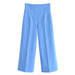 Color-Summer Women Clothing Street Casual High Waist Wide Leg Pants-Fancey Boutique