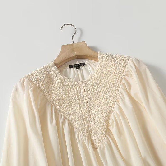 Color-Summer Women Clothing Refined Grace Elegant Light Shirt Top-Fancey Boutique