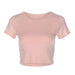 Color-Spring Summer Round Neck Short Sleeve Vest Exposed Cropped Slim Fit Multi Color Women T Shirt-Fancey Boutique