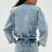 Color-Summer Loose Slimming Collared Denim Wind Breaker Coat for Women-Fancey Boutique