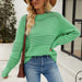 Color-Autumn Winter Pullover Sweater Pit Striped Women Knitwear Sweater Women-Fancey Boutique