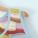 Color-Summer Tassel Retro Vest Irregular Asymmetric Short Vest Women-Fancey Boutique