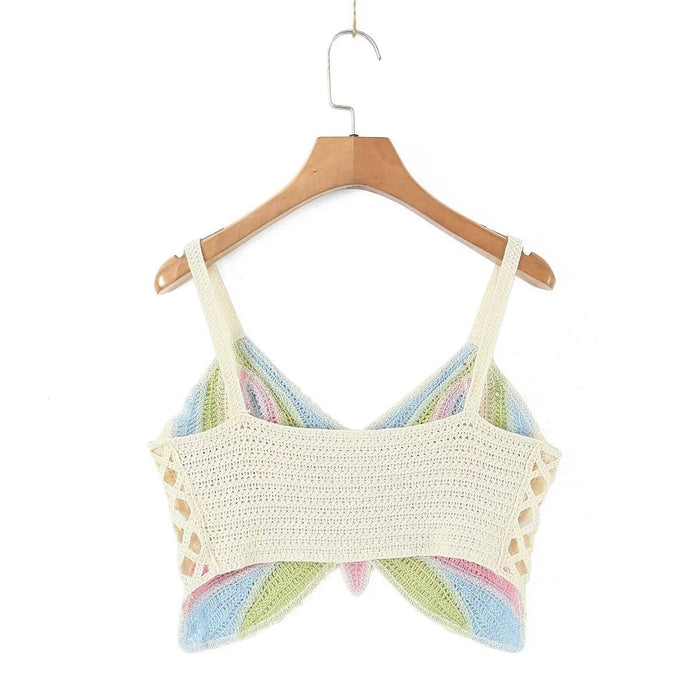 Color-Summer Beaded Vintage Bow Sling Crocheted Short Small Sling-Fancey Boutique